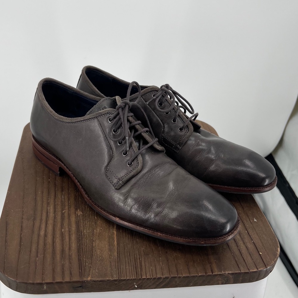 Cole Haan Grand 360 Mens Brown Leather Plain Toe Oxford Shoes C29409 Size 10 M